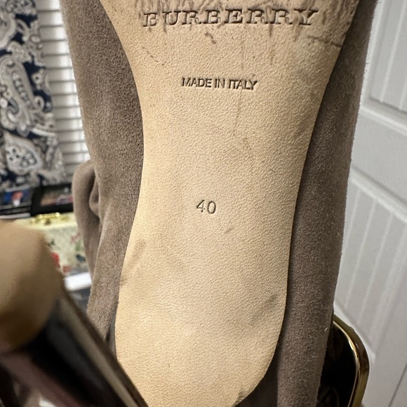 Burberry Camel Suede Booties - Picture 3 of 5